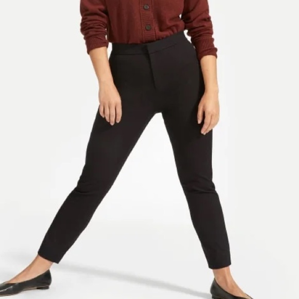 Everlane The Fixed-waist Stretch Cotton Pant. Size 16